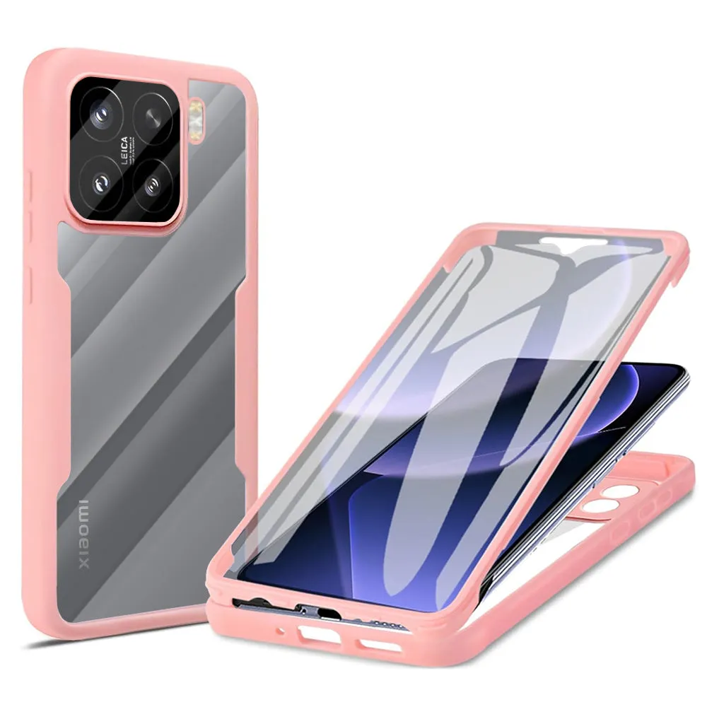 Custodia per Xiaomi 15, Techsuit, ColorVerse 360, Rosa - immagine 1