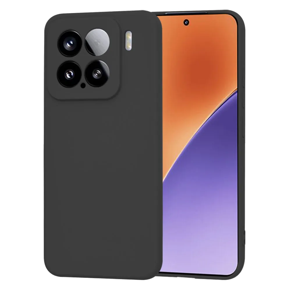 Custodia per Xiaomi 15, Techsuit, SoftFlex, Nera - immagine 1