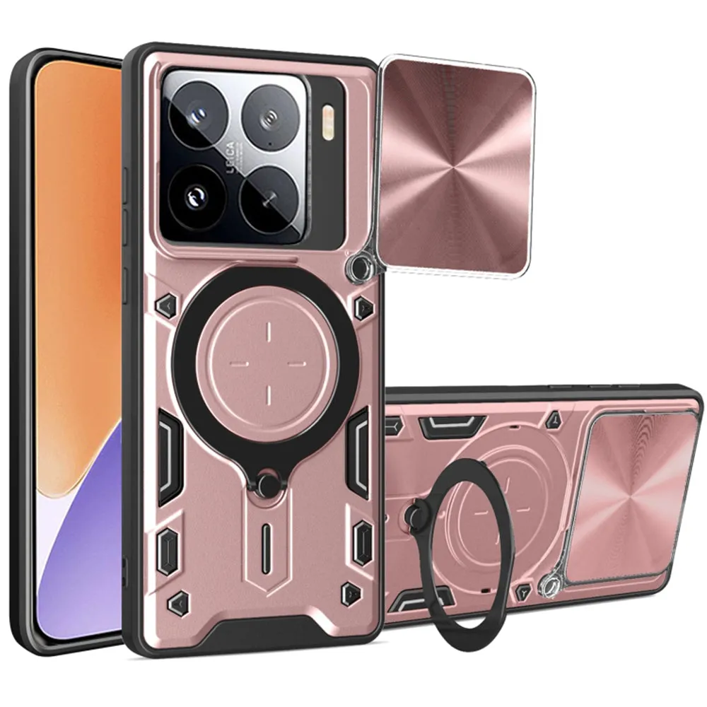 Custodia per Xiaomi 15, Techsuit, CamGuard Pro, Rosa Oro - immagine 1