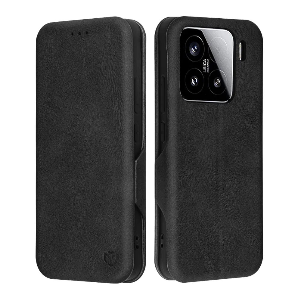 Custodia per Xiaomi 15, Techsuit, Safe Wallet Plus, Nera - immagine 1