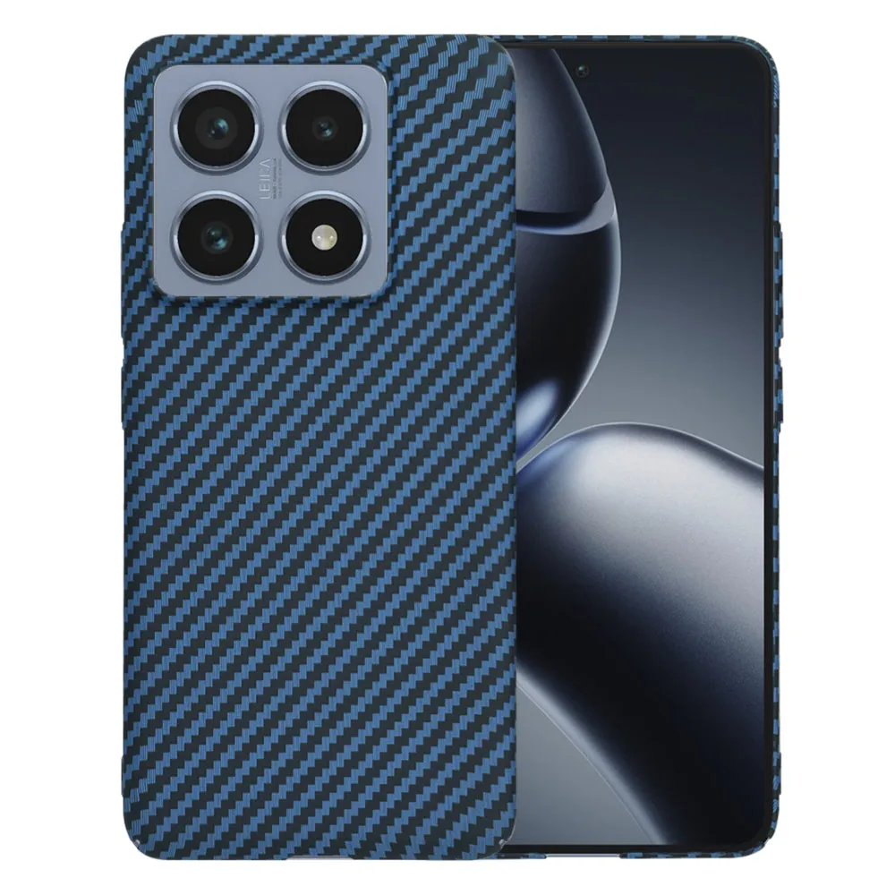 Custodia per Xiaomi 14T Pro, Techsuit, Carbonite FiberShell, Turchese - immagine 1