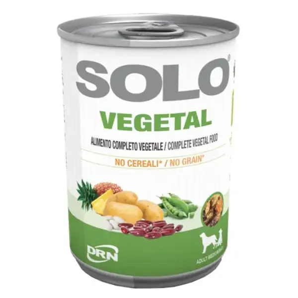 DRN Solo Vegetal No grain Adult Medium/Maxi 400 gr - Umido monoproteico cane - immagine 1