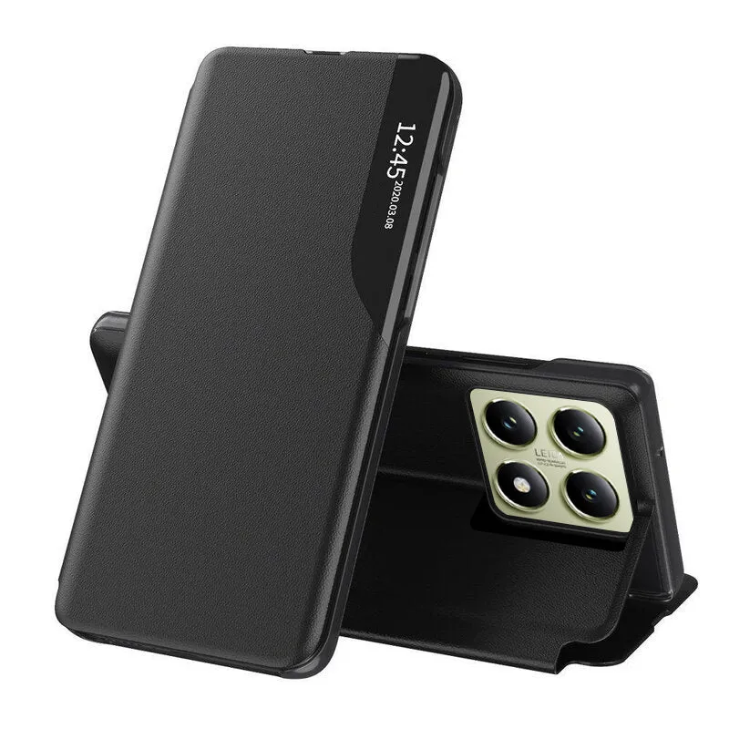 Custodia per Xiaomi 14T, Techsuit, eFold, Nera - immagine 1