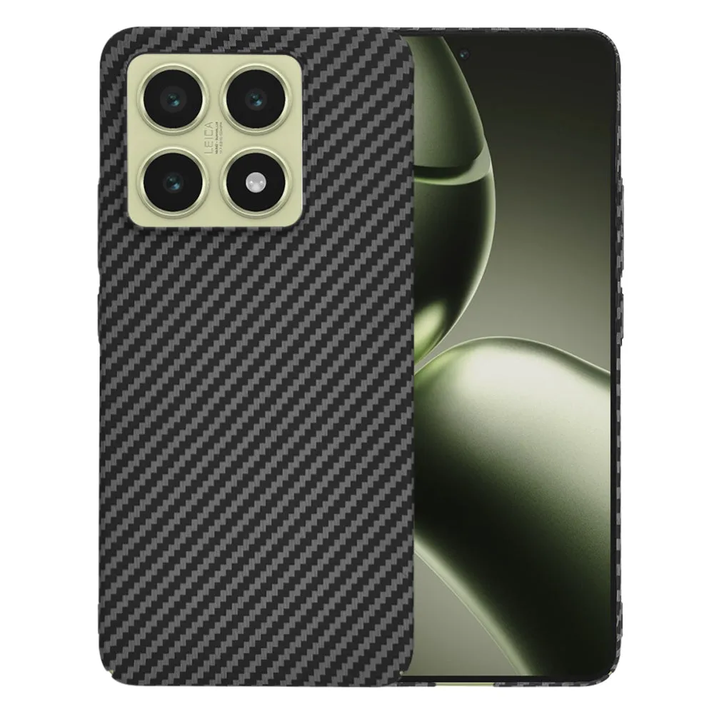 Custodia per Xiaomi 14T, Techsuit, Carbonite FiberShell, Nera - immagine 1
