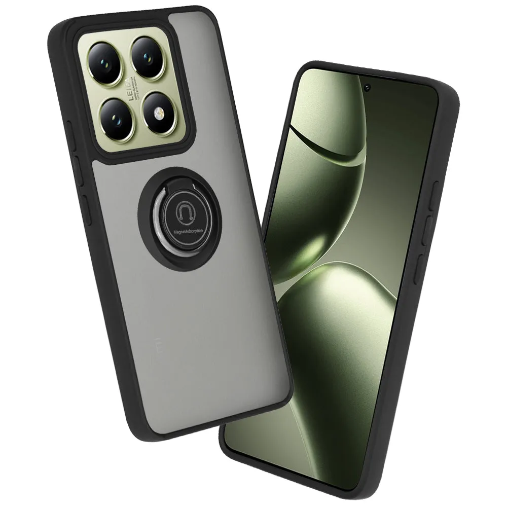 Custodia per Xiaomi 14T, Techsuit, Glinth, Nera - immagine 1