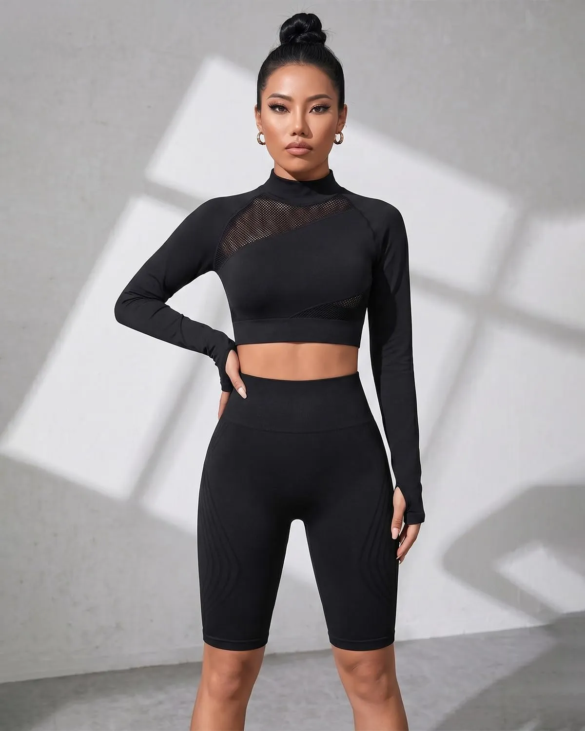 Legging Anti Cellulite Donna, Compressione Anti Cellulite Leggings Snellenti, Push Up Vita Alta, Pantaloni Sportivi Yoga Fitness, XL - immagine 3
