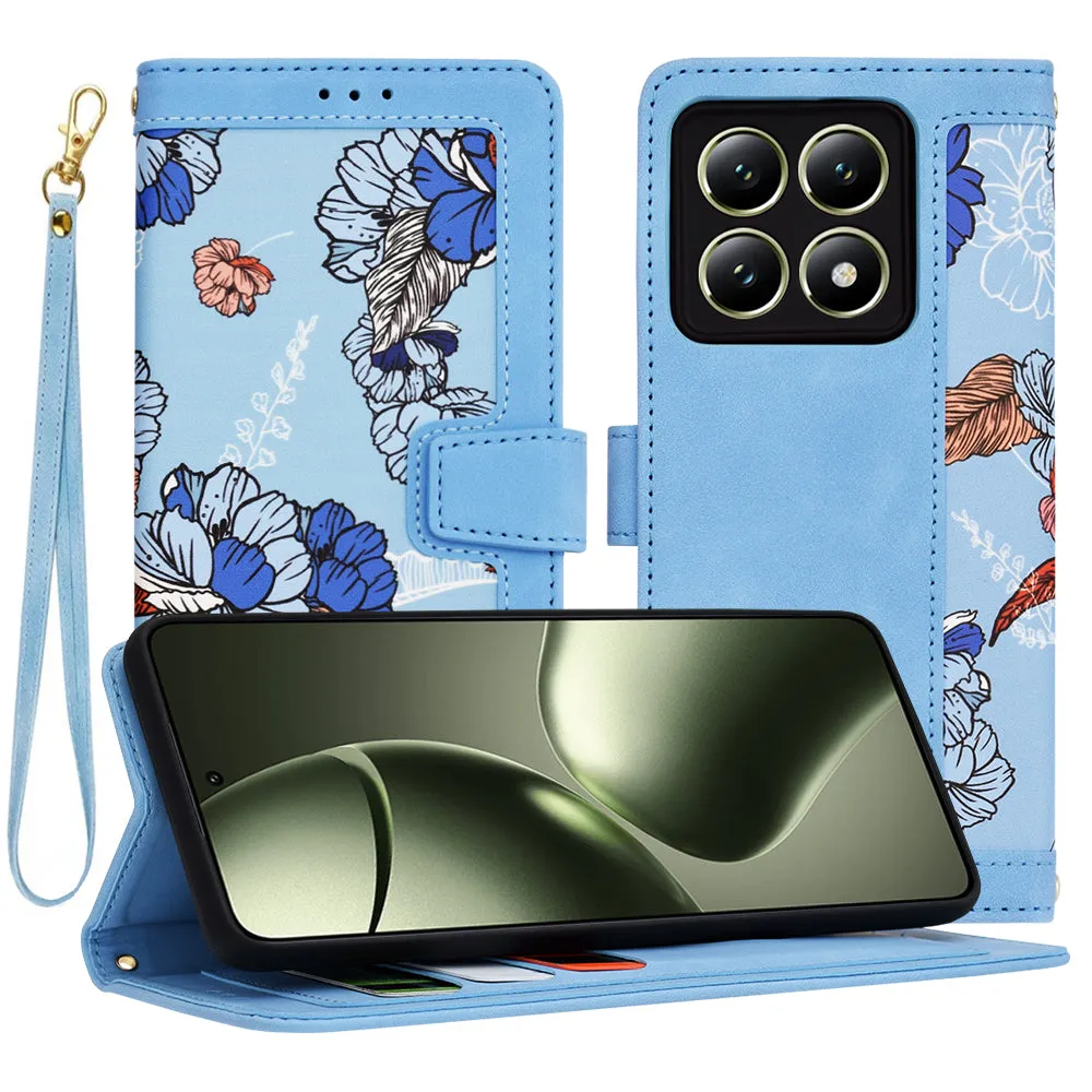 Custodia per Xiaomi 14T, Techsuit, FlipCraft, Blu - immagine 1