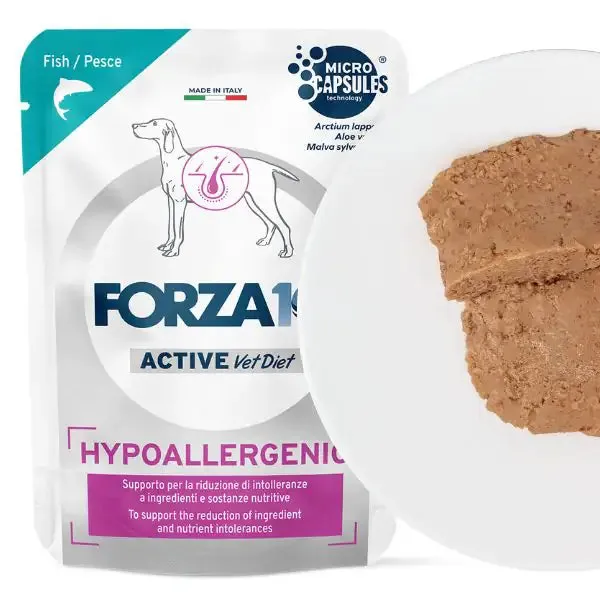 Forza10 Activ Cane Hypoallergenic 100 gr Pesce - confezione da 12 pezzi - Umido monoproteico cane - immagine 1