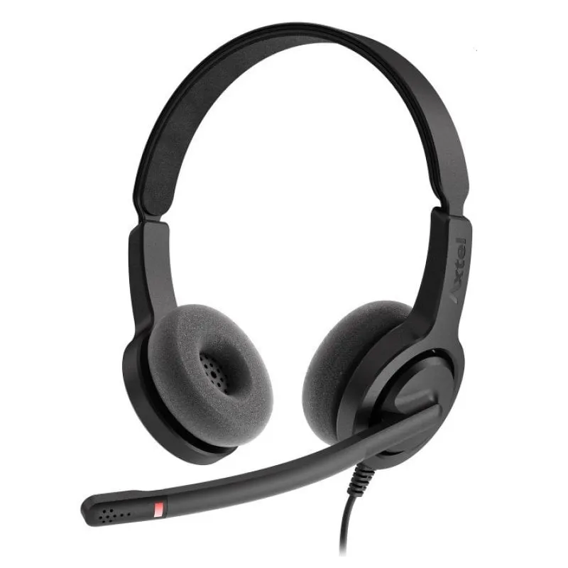 Cuffie USB Axtel VOICE UC28 DUO NC Nere - immagine 1