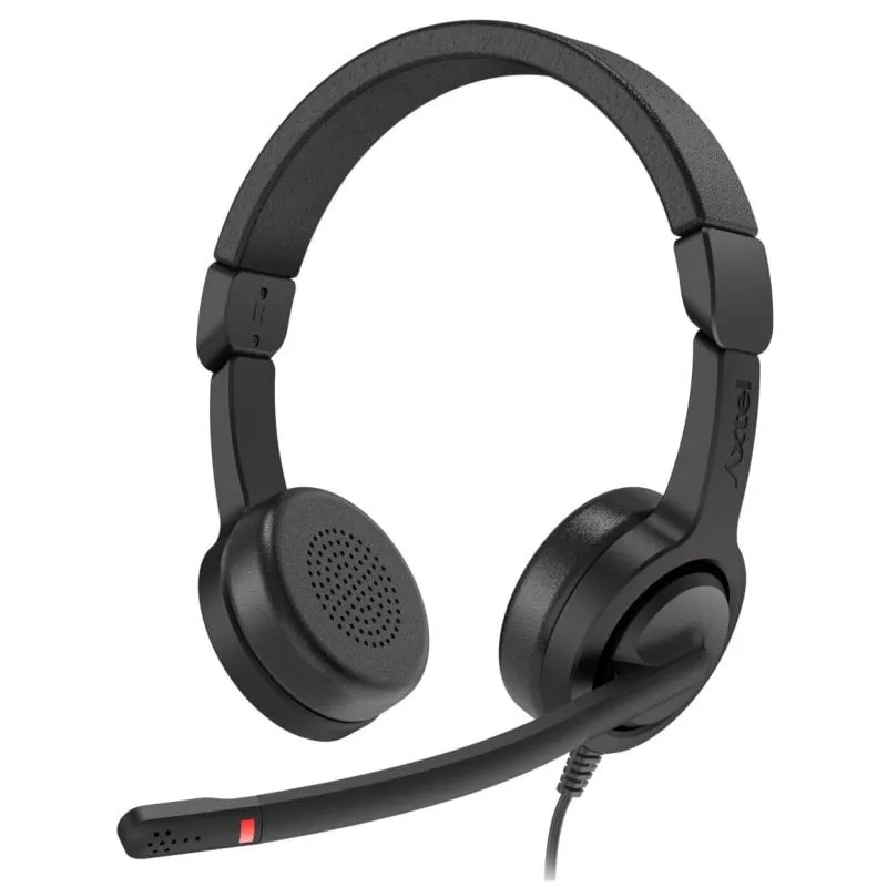 Cuffie USB Axtel Voice UC40 DUO NC Nero/Arancione - immagine 1
