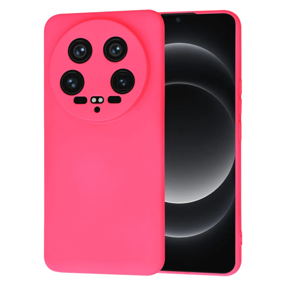 Custodia per Xiaomi 14 Ultra, Techsuit, SoftFlex, Rosa Scuro - immagine 1