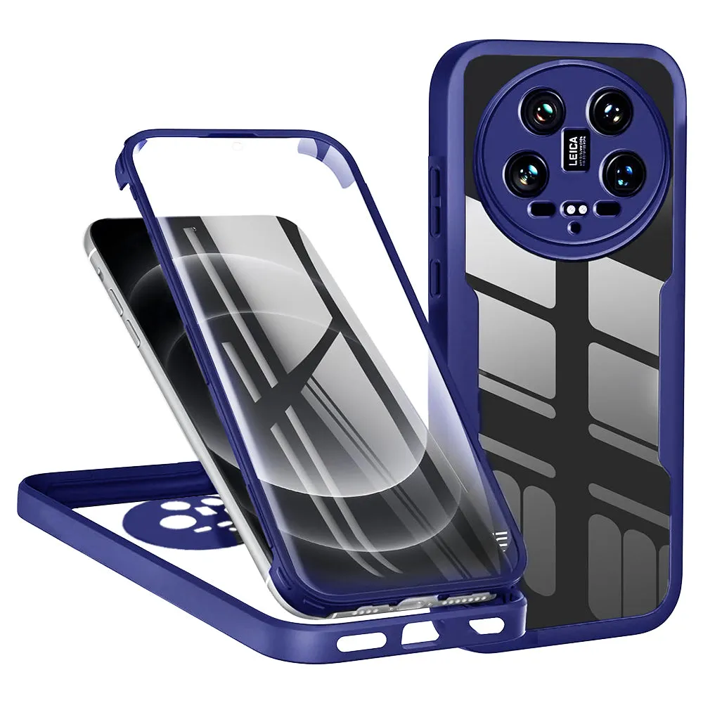 Custodia per Xiaomi 14 Ultra, Techsuit, ColorVerse 360, Blu - immagine 1