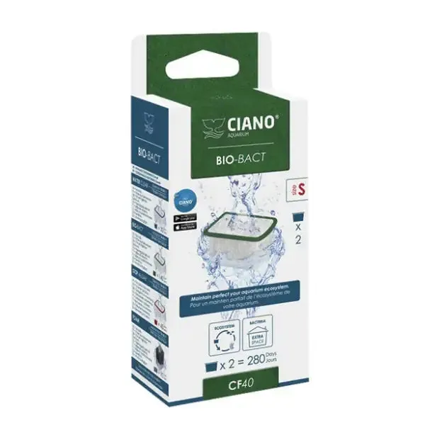 Ciano Cartuccia Filtrante S per filtri CF20 e CF40 Askoll Bio-bact - immagine 1