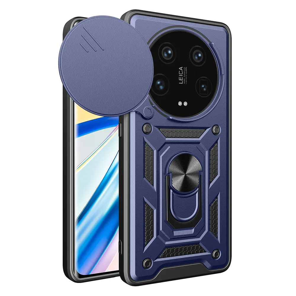 Custodia per Xiaomi 14 Ultra, Techsuit, CamShield, Blu - immagine 1