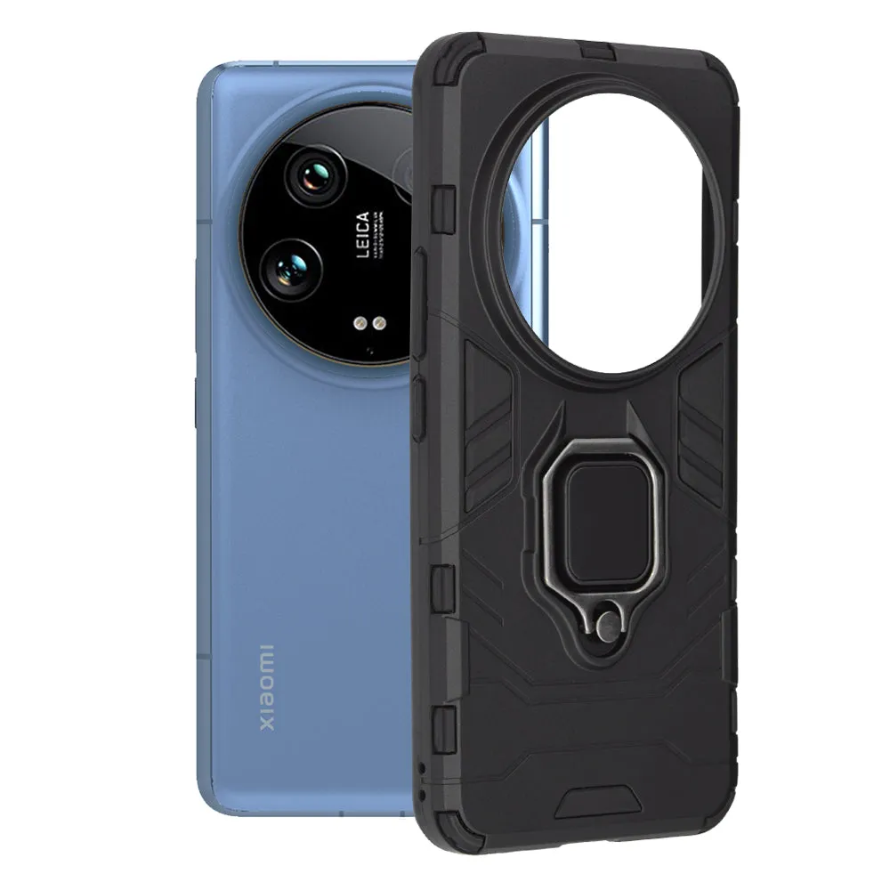 Custodia per Xiaomi 14 Ultra, Techsuit, Shield, Nera - immagine 1
