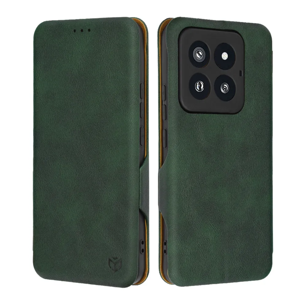 Custodia per Xiaomi 14 Pro, Techsuit, Safe Wallet Plus, Verde - immagine 1