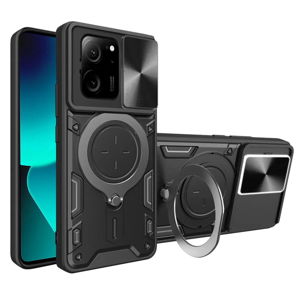 Custodia per Xiaomi 13T Pro / 13T, Techsuit, CamGuard Pro, Nera - immagine 1