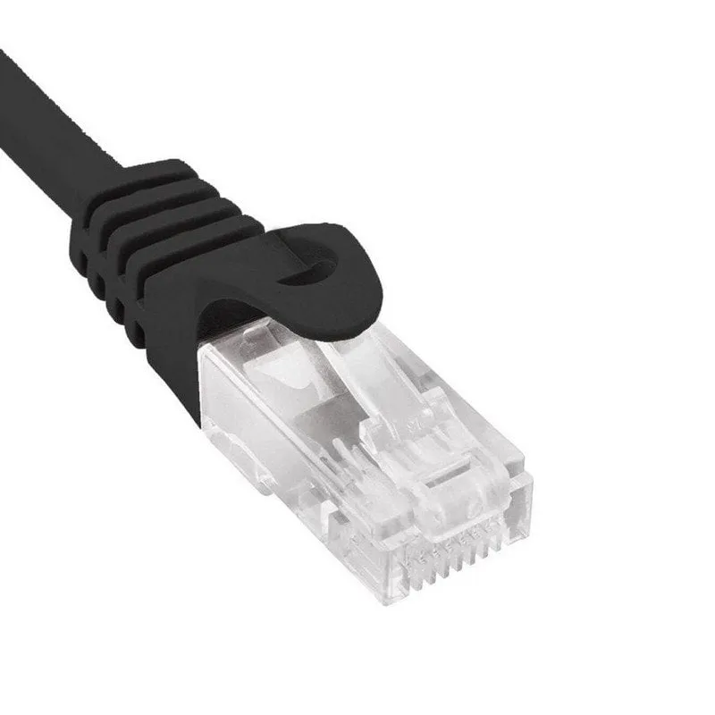 Cavo di rete Phasak PHK 1750 RJ45 UTP Cat.6 50 cm Nero - immagine 1
