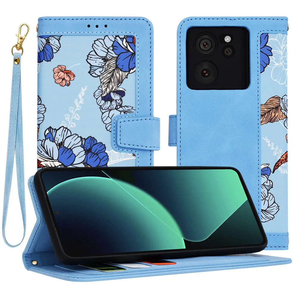Custodia per Xiaomi 13T Pro / 13T, Techsuit, FlipCraft, Blu - immagine 1