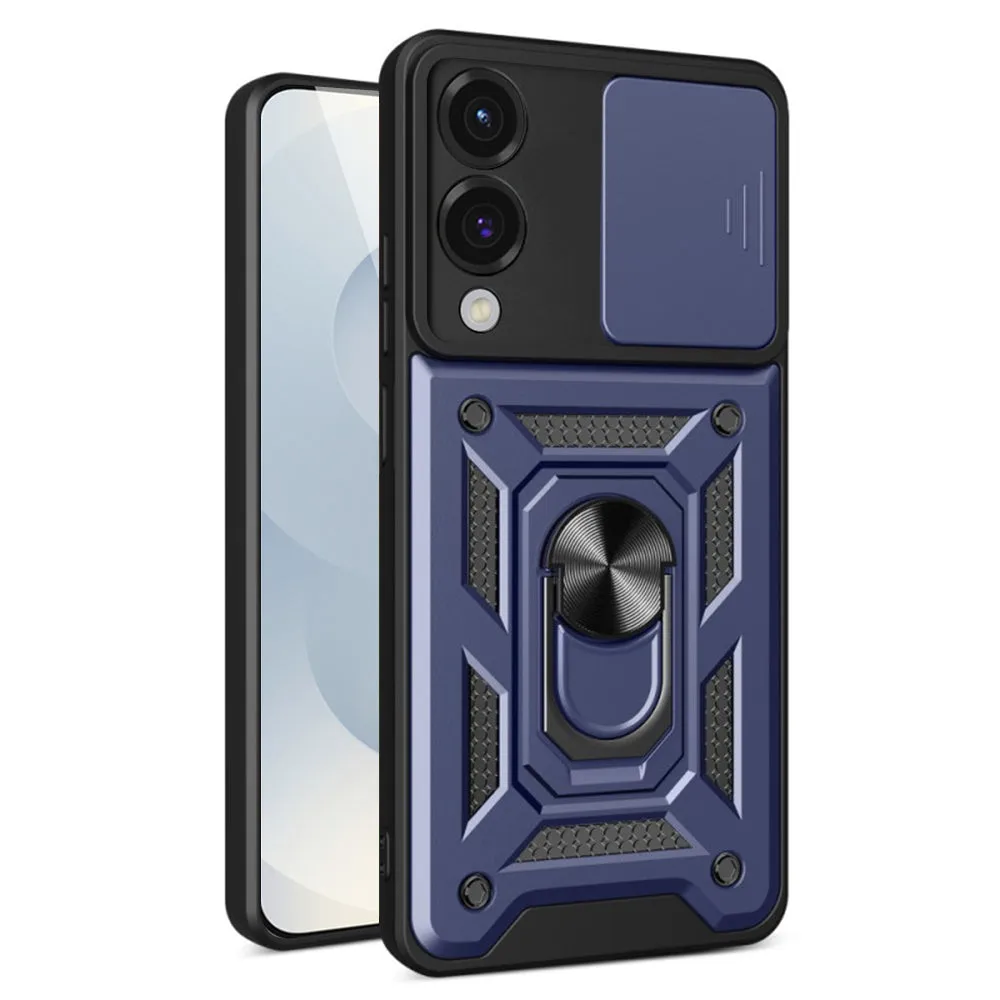 Custodia per Samsung Galaxy S25 Edge S937, Techsuit, CamShield, Blu - immagine 1