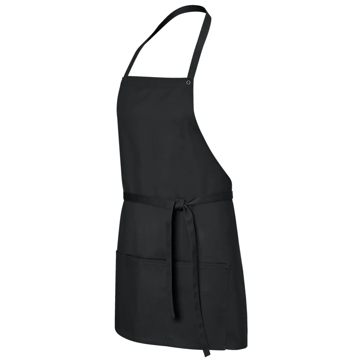 JOBELINE Grembiule con pettorina Sonia 64x1 cm (LxB); 64x100 cm (LxL); nero - immagine 1