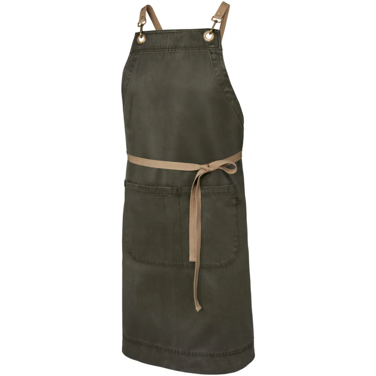 JOBELINE Grembiule con pettorina Ben 88x100 (LxL); 88x100 cm (LxL); marrone scuro - immagine 1