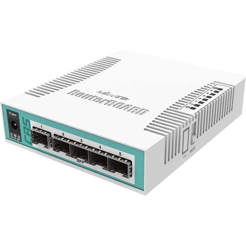 Mikrotik CRS106-1C-5S Smart Switch 5 porte SFP + 1 porta combinata SFP/Gigabit Ethernet - immagine 1