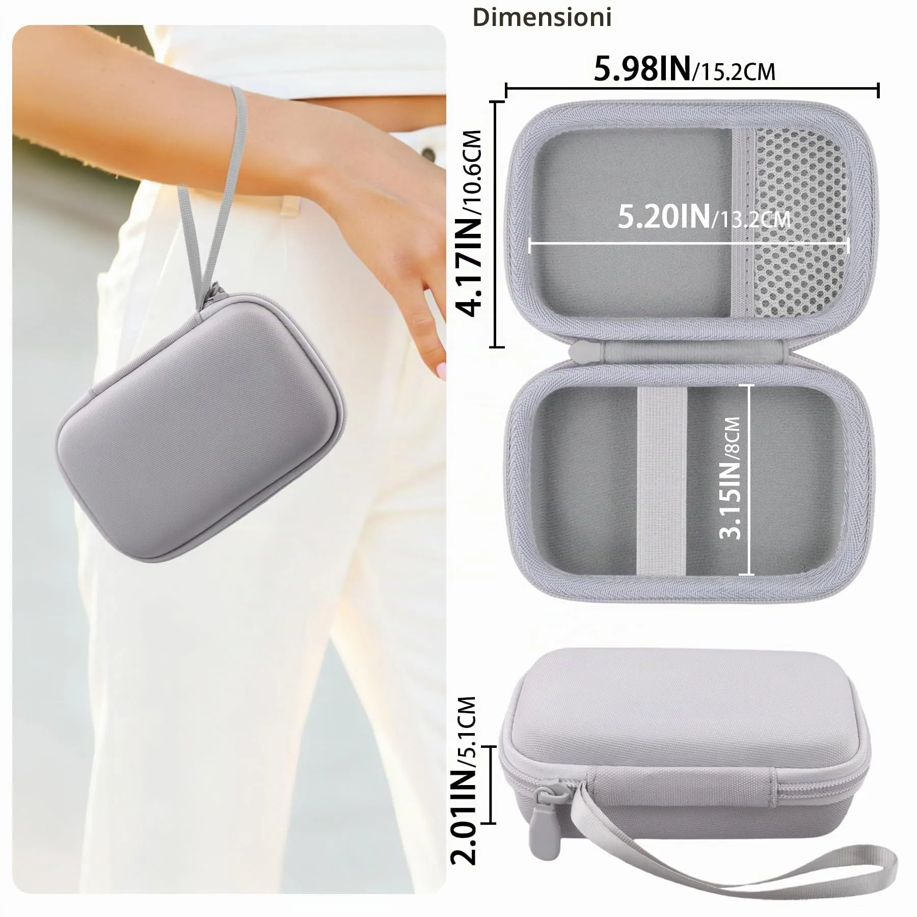 co2CREA Custodia Compatibile con JBL Go5/ 4/3 Altoparlante Bluetooth - immagine 6