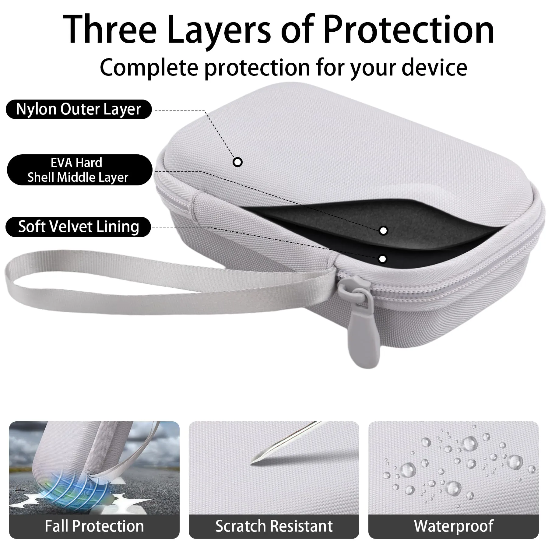 co2CREA Custodia Compatibile con JBL Go5/ 4/3 Altoparlante Bluetooth - immagine 7