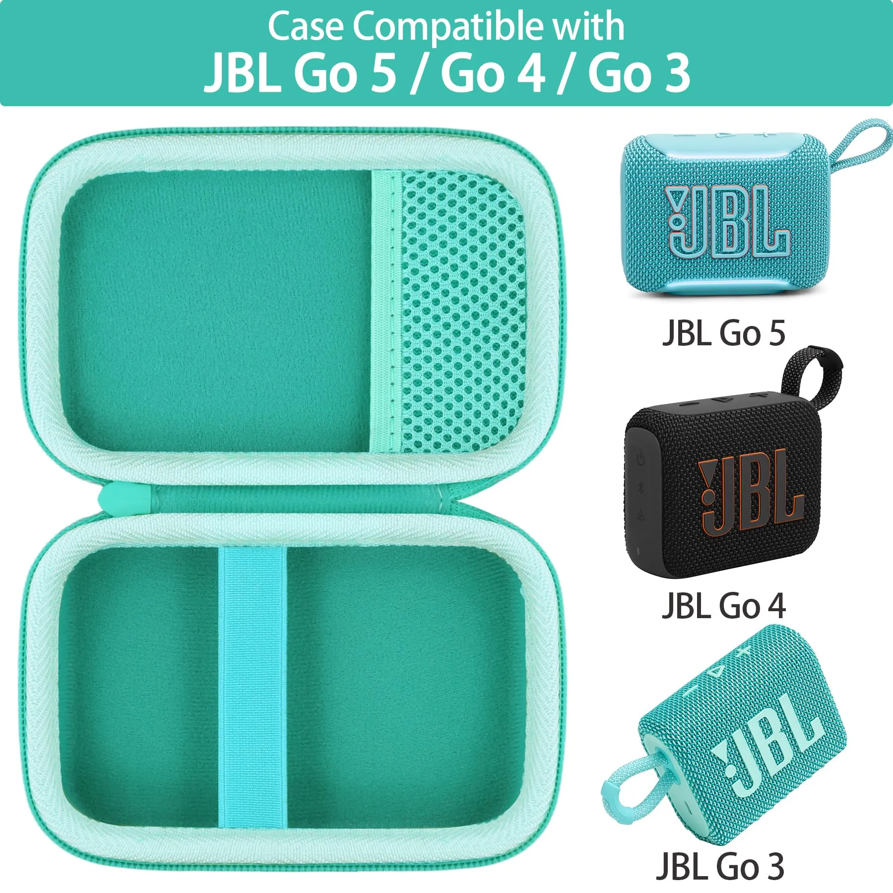 co2CREA Custodia Compatibile con JBL Go5/ 4/3 Altoparlante Bluetooth - immagine 2