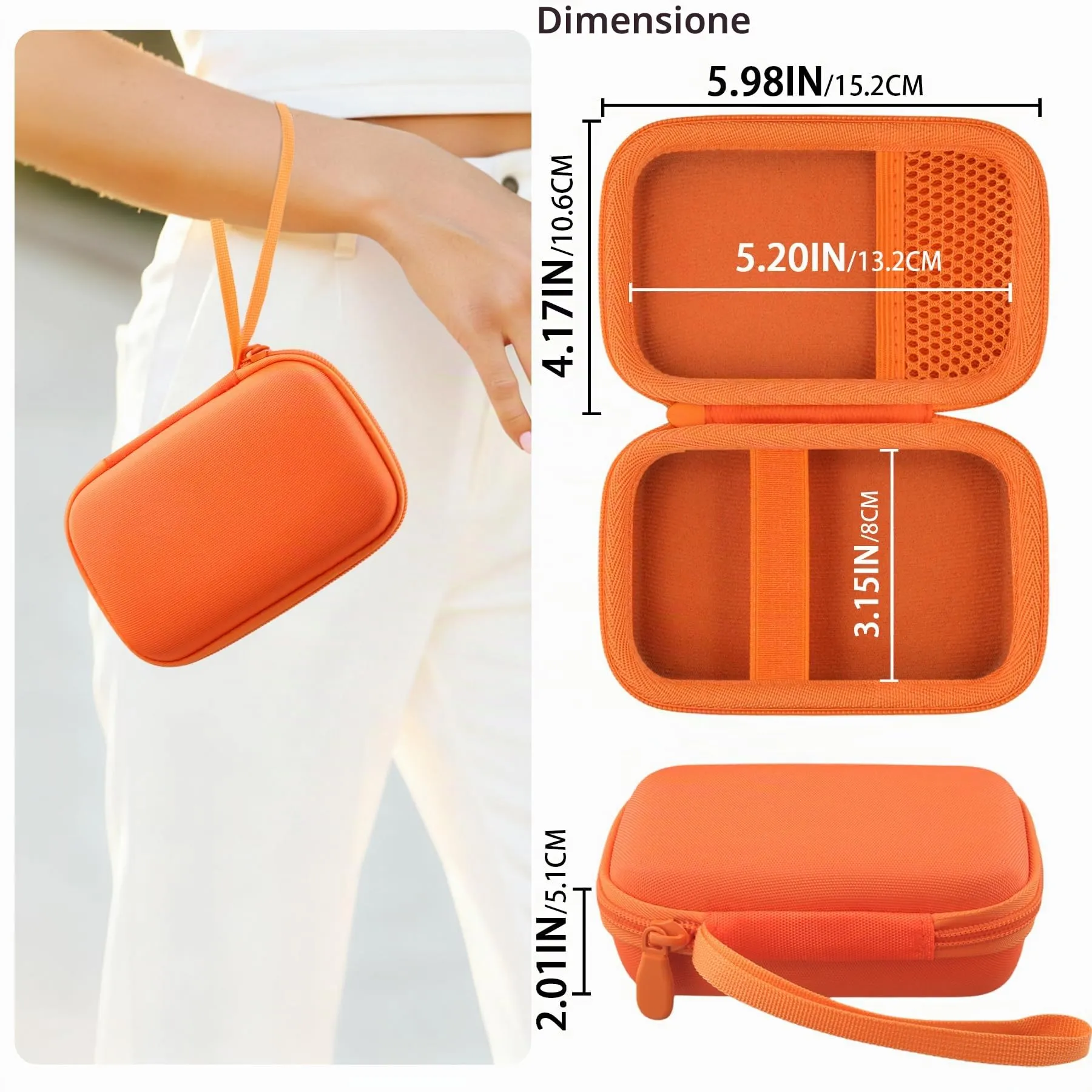 co2CREA Custodia Compatibile con JBL Go5/ 4/3 Altoparlante Bluetooth - immagine 6