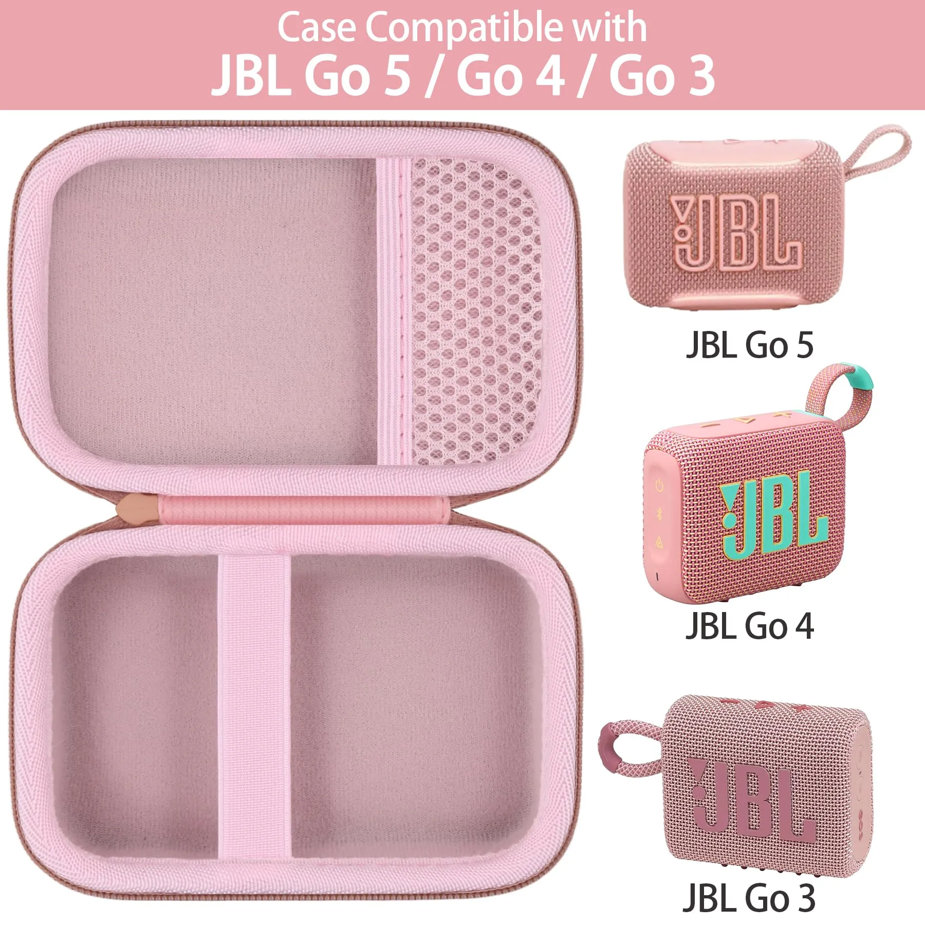 co2CREA Custodia Compatibile con JBL Go5/ 4/3 Altoparlante Bluetooth - immagine 2