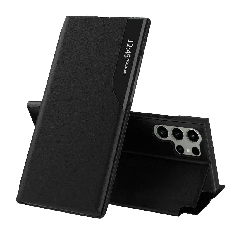 Custodia per Samsung Galaxy S24 Ultra S928, Techsuit, eFold, Nera - immagine 1