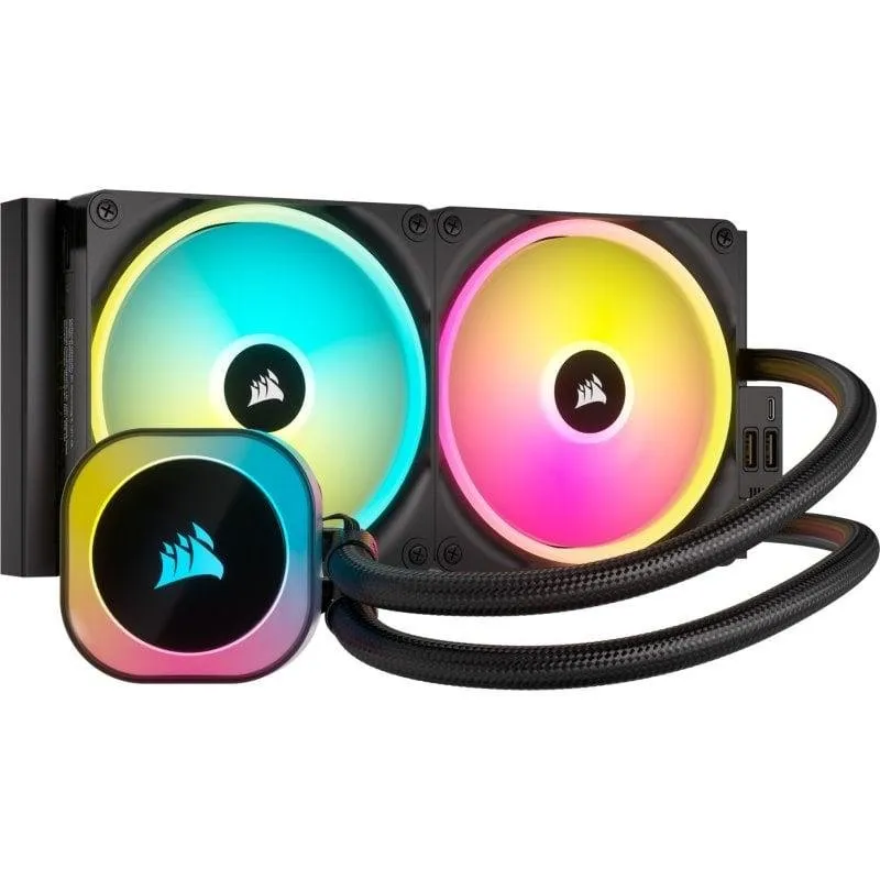 Refrigerazione Liquida Corsair iCUE LINK H115i RGB 280mm 2 Ventole RGB - immagine 1