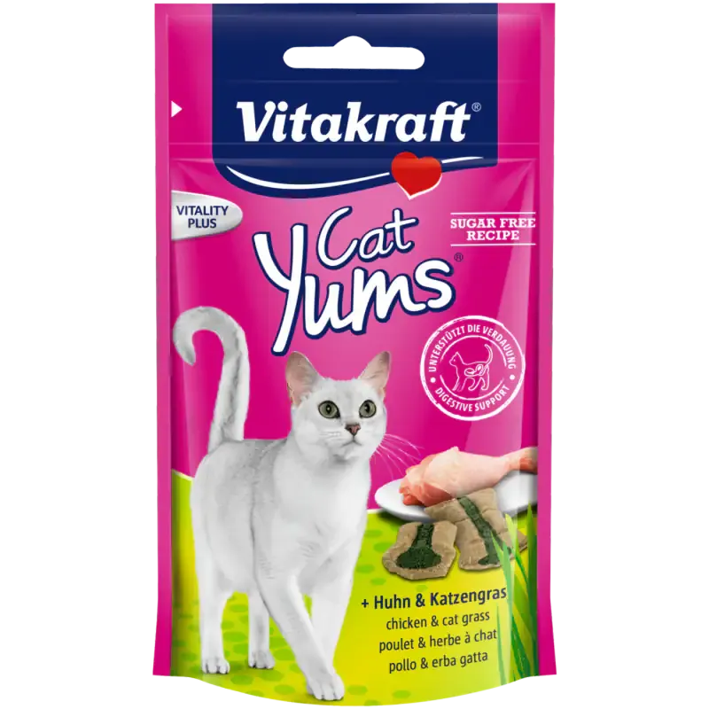 Vitakraft Cat Yums 40 gr Pollo e erba gatta - immagine 1
