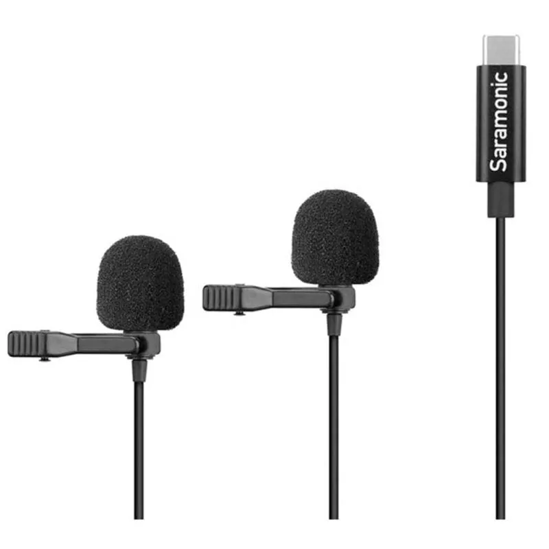 Microfono da bavero Saramonic LavMicro U3C USB-C 6 m Nero - immagine 1