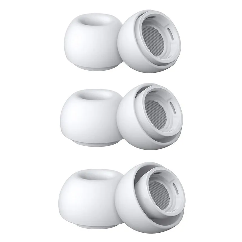 Tappi OEM per Apple AirPods Pro, Taglia XS / S / L, Bianchi - immagine 1