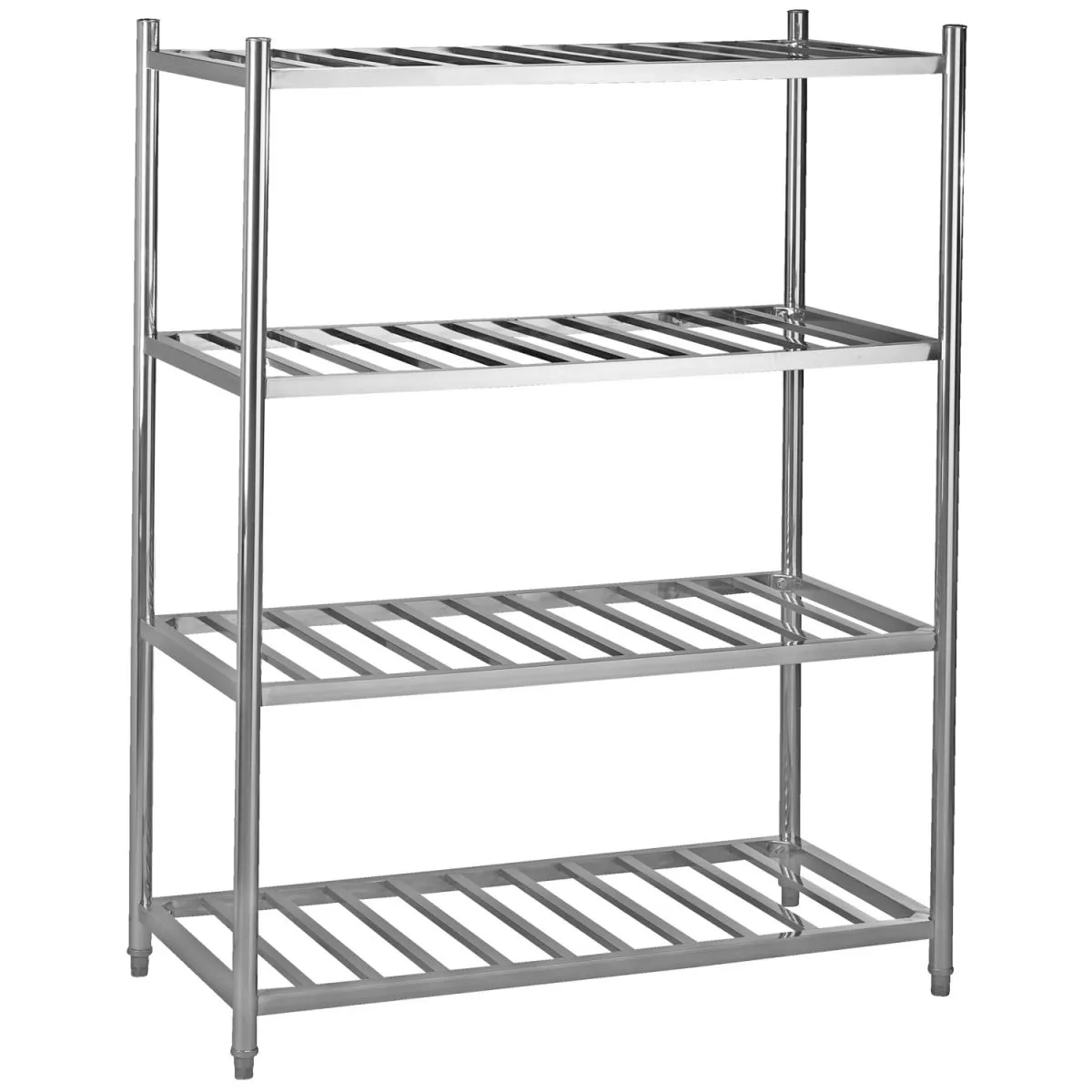 PULSIVA Scaffalatura Profi I; 150x155x60 cm (LxHxP); argento - immagine 1