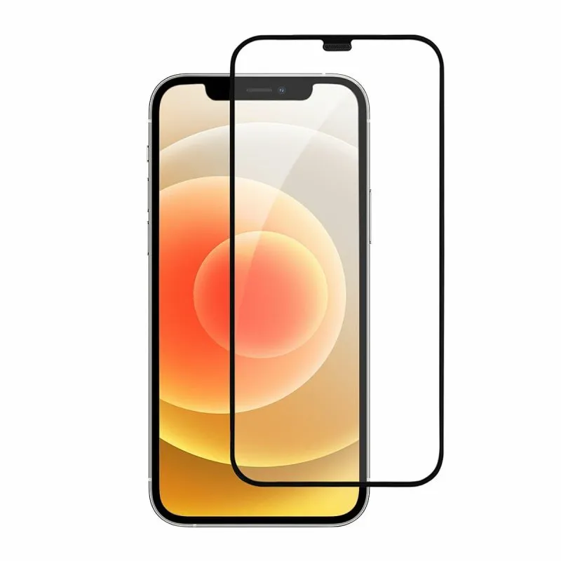 Pellicola protettiva per schermo OEM OG Premium per Apple iPhone 11 / XR, Vetro temperato, Full Glue, Nero - immagine 1