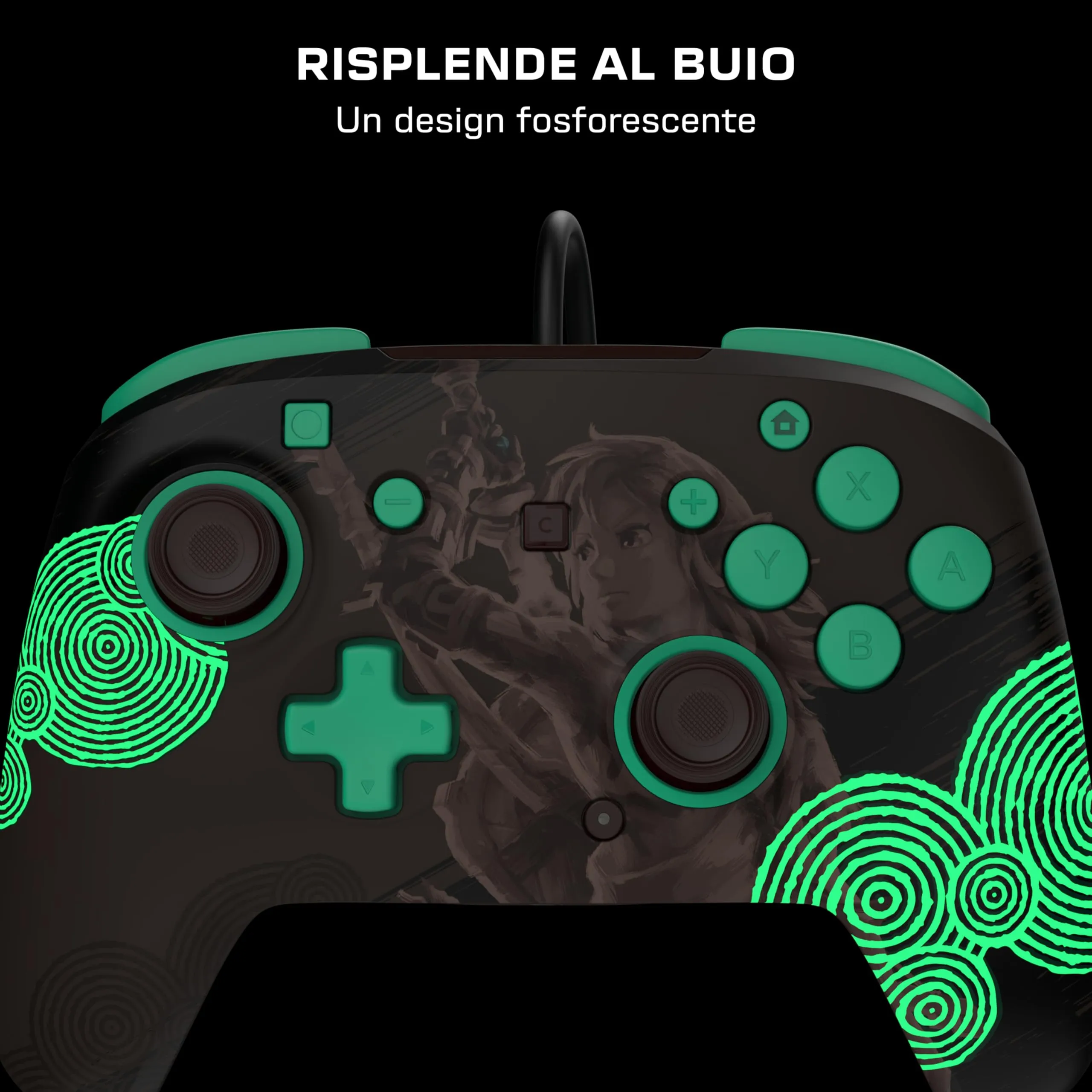 Turtle Beach Rematch Controller con cavo: Legend of Zelda Nintendo Switch 2 - immagine 6
