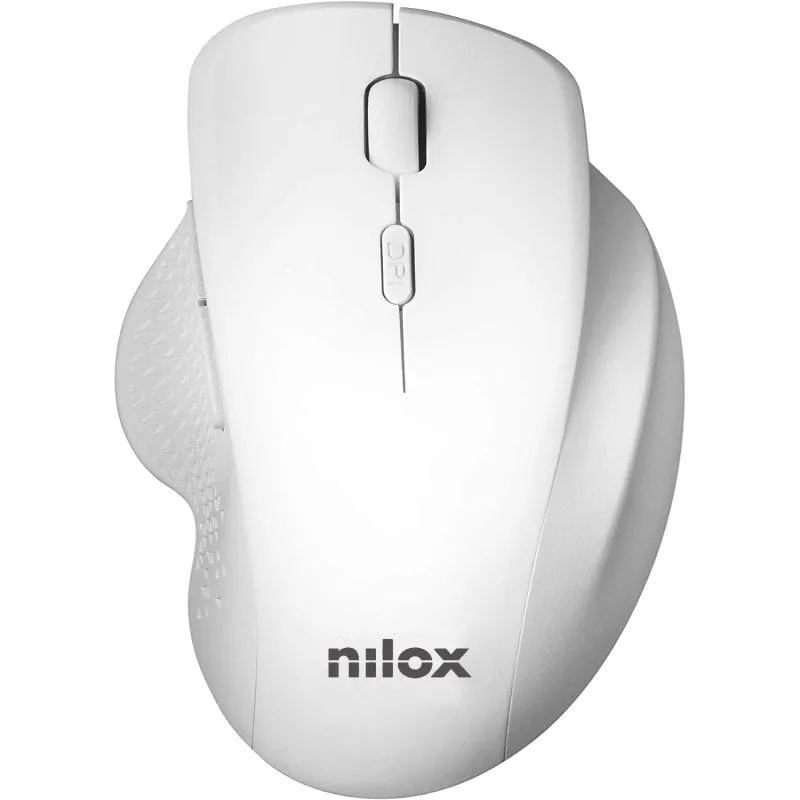 Mouse wireless Nilox 3200 DPI Bianco - immagine 1