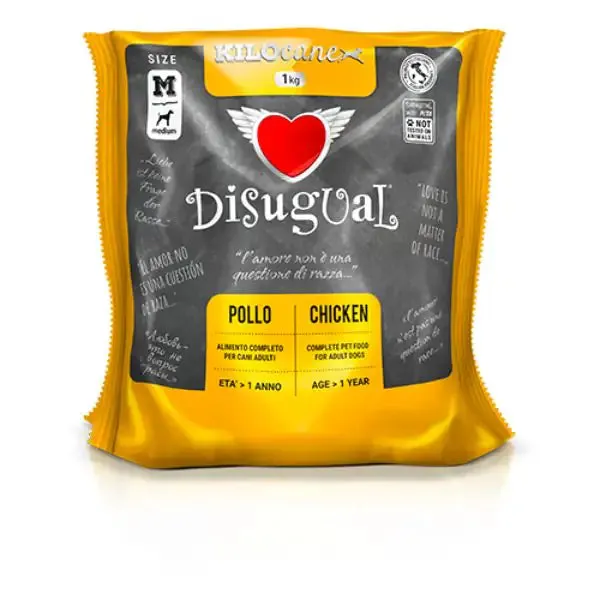 Disugual Adult Medium Pollo 1 kg (scadenza: 28/02/2027) - Croccantini per cani - immagine 1