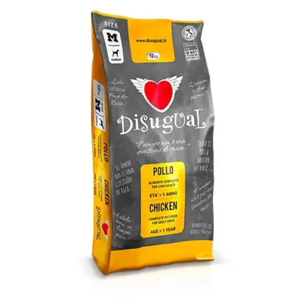 Disugual Adult Medium Pollo 12 kg - Croccantini per cani - immagine 1