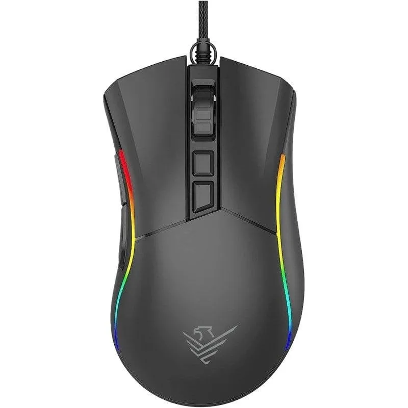 Mouse da gioco USB Phoenix Void 12000 DPI Nero - immagine 1