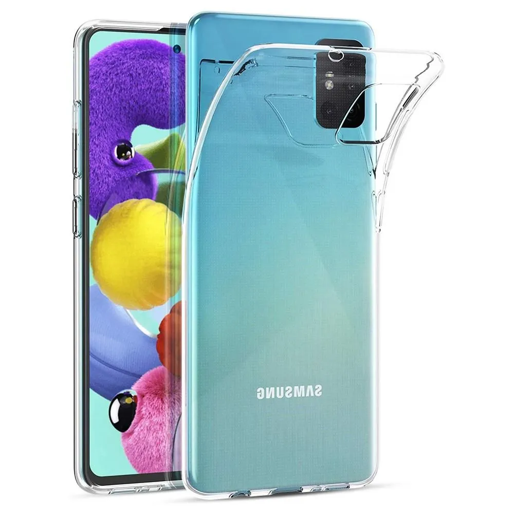 Custodia per Samsung Galaxy A51 A515, OEM, Slim, Trasparente - immagine 1