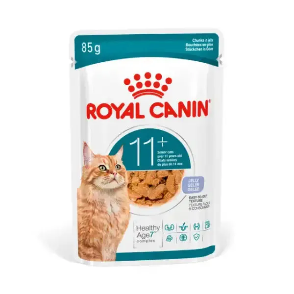 Royal Canin Ageing +12 in Salsa 85 gr - confezione da 12 pezzi - Cibo umido per gatti - immagine 1