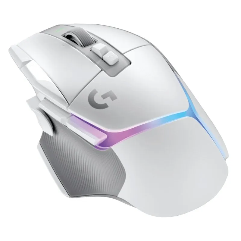Mouse da gioco wireless Logitech G502 X Plus RGB 13 pulsanti 25600 DPI bianco - immagine 1