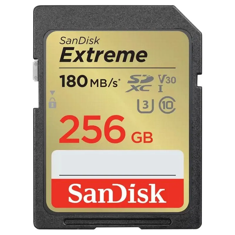 SanDisk Extreme 256 GB SDXC UHS-I Classe 10 - immagine 1