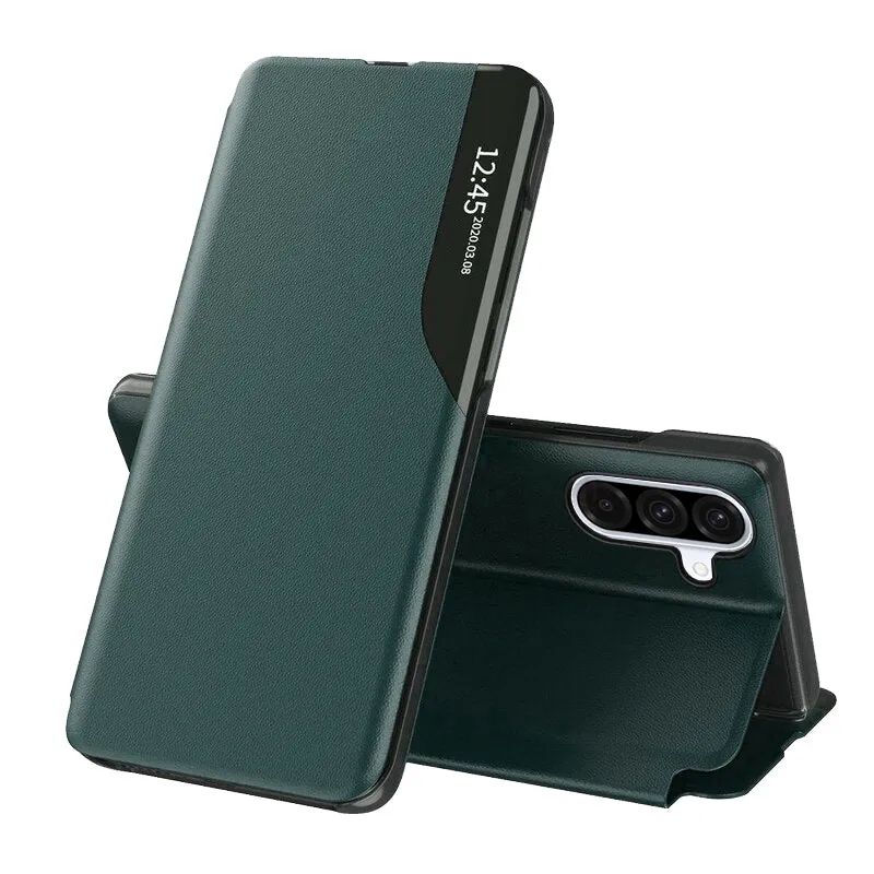 Custodia per Samsung Galaxy A36 A366, Techsuit, eFold, Verde - immagine 1