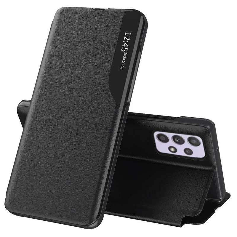 Custodia per Samsung Galaxy A33 5G A336, Techsuit, eFold, Nera - immagine 1
